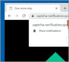 Redirecionamento do POP-UP Captcha-verification.systems