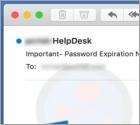 Fraude por e-mail PASSWORD EXPIRATION NOTICE