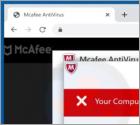 POP-UP da fraude McAfee Tollfree