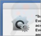 POP-UP do vírus Bash Wants To Control System Events (Mac)