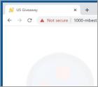 POP-UP da fraude Mr Beast Giveaway
