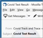 Vírus Coronavirus Track And Trace Result Email Virus