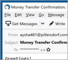 Email da fraude Reminder About Your Dirty Deeds!