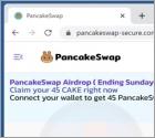 POP-UP da Fraude PancakeSwap AirDrop