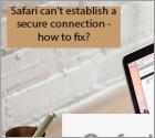 O Safari não consegue estabelecer uma ligação segura - Como repará-la?