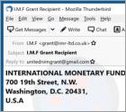 Fraude por Email INTERNATIONAL MONETARY FUND (IMF)