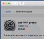 POP-UP da fraude IOS VPN profile  (Mac)