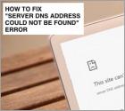 Como corrigir o erro "Server DNS address could not be found"
