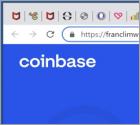 POP-UP DA FRAUDE Coinbase