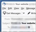 Fraude por Email We Are Ukrainian Hackers And We Hacked Your Site