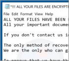 Ransomware VICE SOCIETY