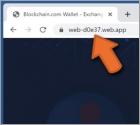 POP-UP da fraude BlockChain