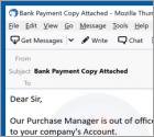 Vírus Bank Payment Copy Email