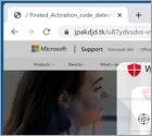 POP-UP da Fraude Pirated Windows Software Detected In This Computer