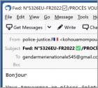 Fraude de Email Summon To Court For Pedophilia