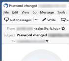 Fraude por Email Your Password Has Been Changed