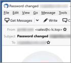 Fraude por Email Your Password Has Been Changed