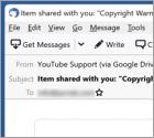 Fraude YоuTubе Suppоrt Shared An Item Email