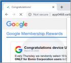 Fraude POP-UP Congratulations Device User!