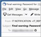 Fraude por Email Password Expiry Notification