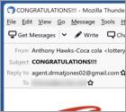 Fraude por Email Coca Cola Lottery