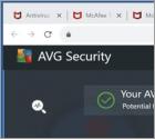 Fraude POP-UP AVG Security