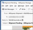 Fraude por Email AliExpress Package