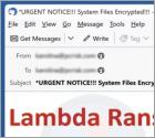Fraude por Email Lambda Ransomware