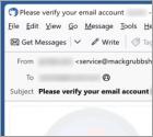 Fraude por Email Account Shutdown Notification