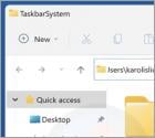 Aplicação Indesejada Taskbar System