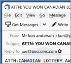 Fraude por Email CANADIAN LOTTERY