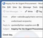 Fraude por Email Pfizer Supply