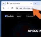 Fraude APECOIN Airdrop