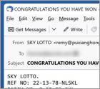 Fraude por Email SKY LOTTO