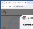 Something Went Wrong While Displaying This Webpage POP-UP Fraude