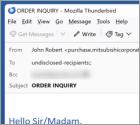 Fraude por Email Mitsubishi Corp.