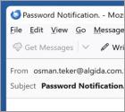 Fraude por Email Microsoft Office 365 - Password Notification