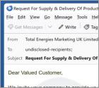 Fraude por Email TotalEnergies