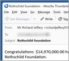 Fraude por Email Rothschild Foundation