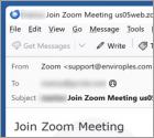 Fraude por Email Join Zoom Meeting