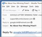 Google Email Lottery International Promotions Fraude