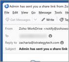 Fraude por Email Zoho WorkDrive