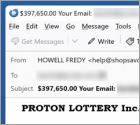 Fraude por Email PROTON LOTTERY