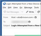 Fraude por Email Login From A New Device