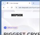 DeepSeek Crypto Giveaway Fraude
