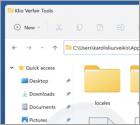 Klio Verfair Tools Aplicação indesejada