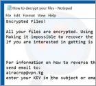 Ransomware AiraCrop