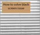Como resolver o problema do ecrã preto no Mac?