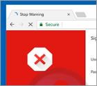 Pop-up da fraude System Activation KEY Has Expired