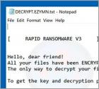 Ransomware RAPID RANSOMWARE V3